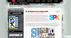 Desktop Screenshot of 8thwonderpress.com