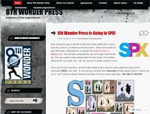 Tablet Screenshot of 8thwonderpress.com